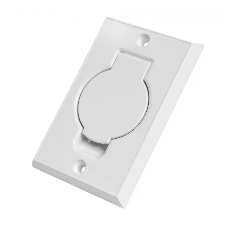 Inlet Valve - for Central Vaccum Installation - White