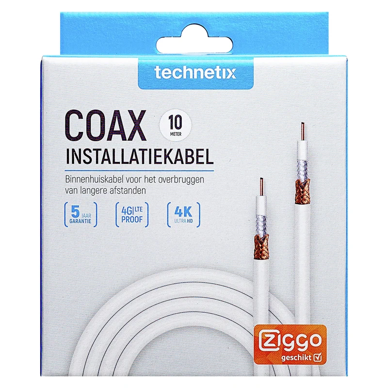 TECHNETIX - Câble de connexion COAXIAL - COAX - COAX - 10 m