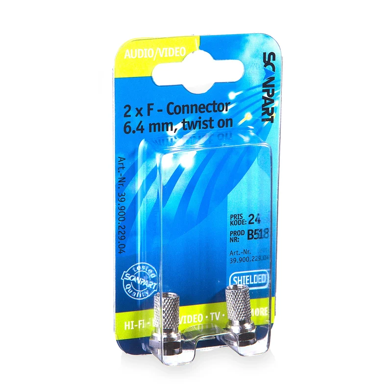 SCANPART - Prise - COAX - F-connector 6.4 mm (Femelle)