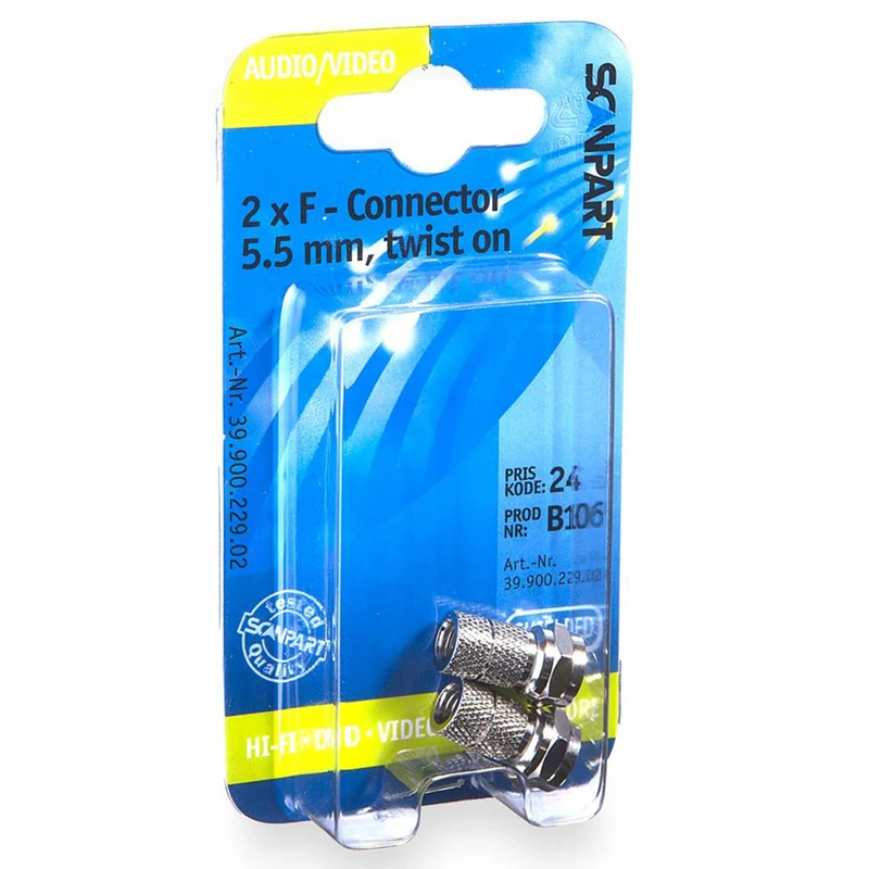 SCANPART - Prise - COAX - F-connector 5.5 mm (Femelle)