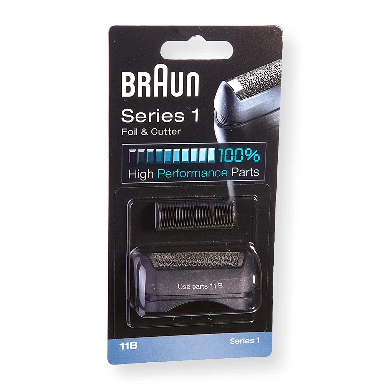BRAUN - 11B - Lame de rasoir - Series 1 - Grille de rasoir + bloc-lames - Noir