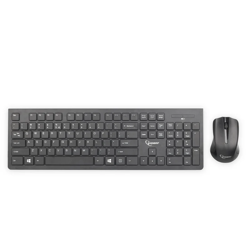 GEMBIRD - Souris et clavier - KBSWCH01 - Sans fil - USB-A