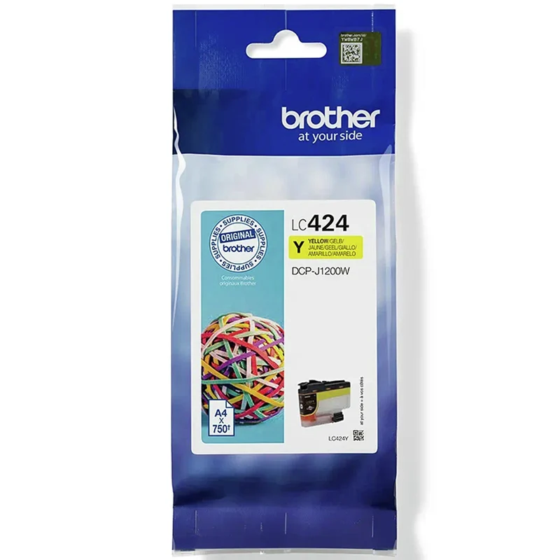 BROTHER Cartouche d'encre LC424Y - Jaune