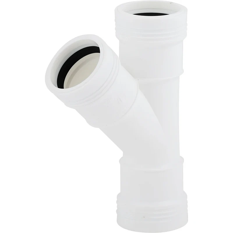 SCANPART - Kit de raccord en Y - Pour sèche-linge à condensation - PVC - Blanc