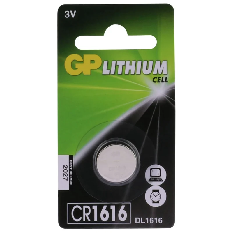 GP Lithium CR1616 | 1616 - 3 V - 55 mAh - Cellule bouton