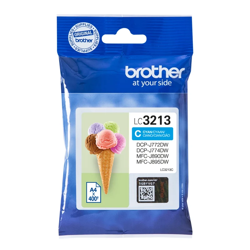BROTHER Cartouche d'encre LC3213C - Bleu