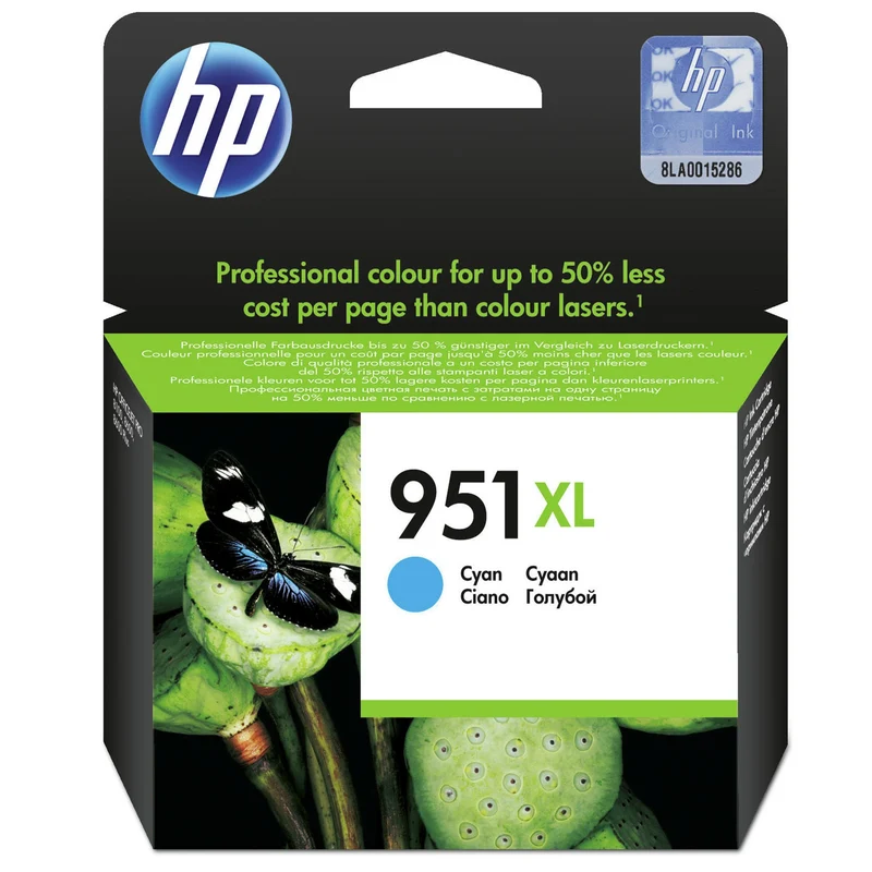 HP XL Cartouche d'encre 951XL Cyan - Bleu