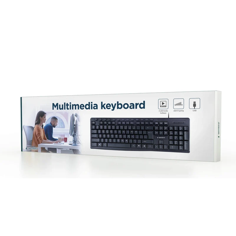 GEMBIRD - Clavier - KBUM107 - Filaire - USB-A