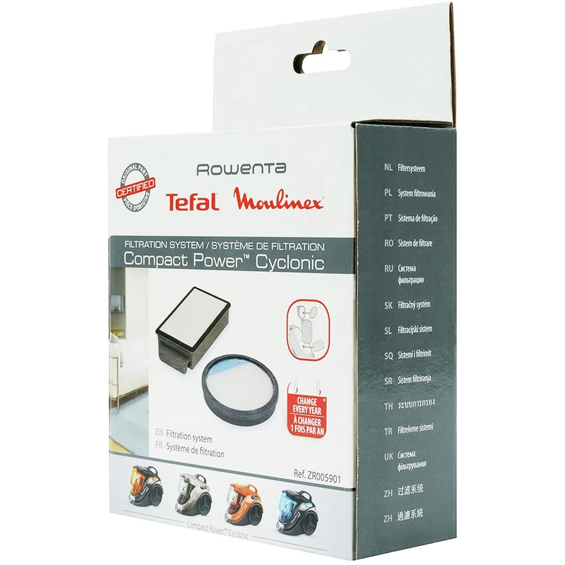 ROWENTA Filtre d'échappement + Filtre moteur ZR005901 - Set