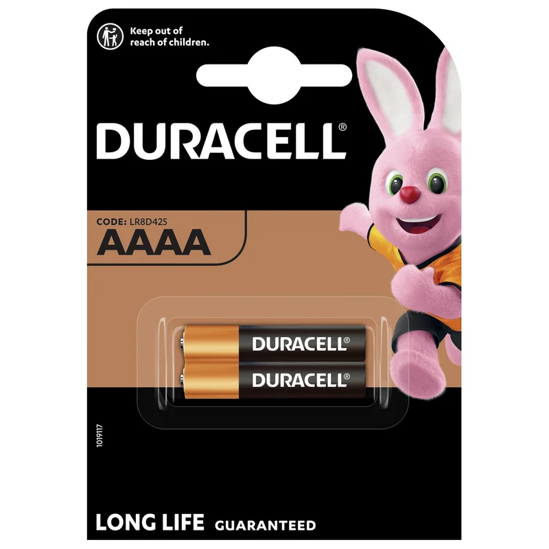 DURACELL Alkaline Ultra AAAA | MN2500 - Pack duo - 1.5 V - 600 mAh Batterie