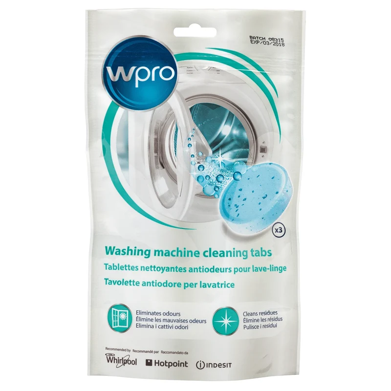 WPRO Nettoyeur pour machine à laver AFR301 - Multi Pack - Tablette