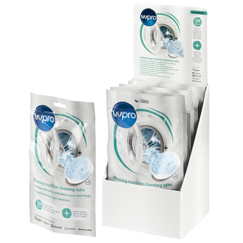 WPRO Nettoyeur pour machine à laver AFR301 - Multi Pack - Tablette