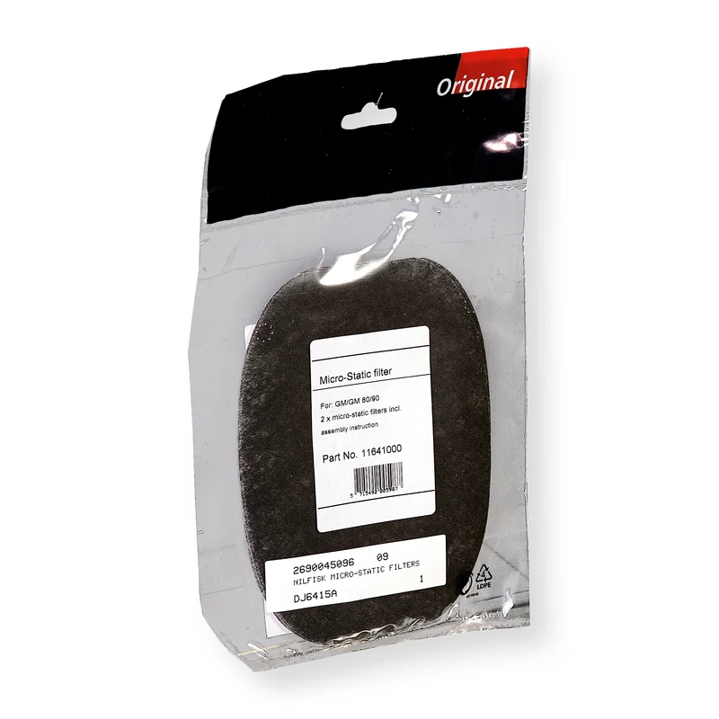 NILFISK Filtre d'échappement Micro-Static - Duo Pack