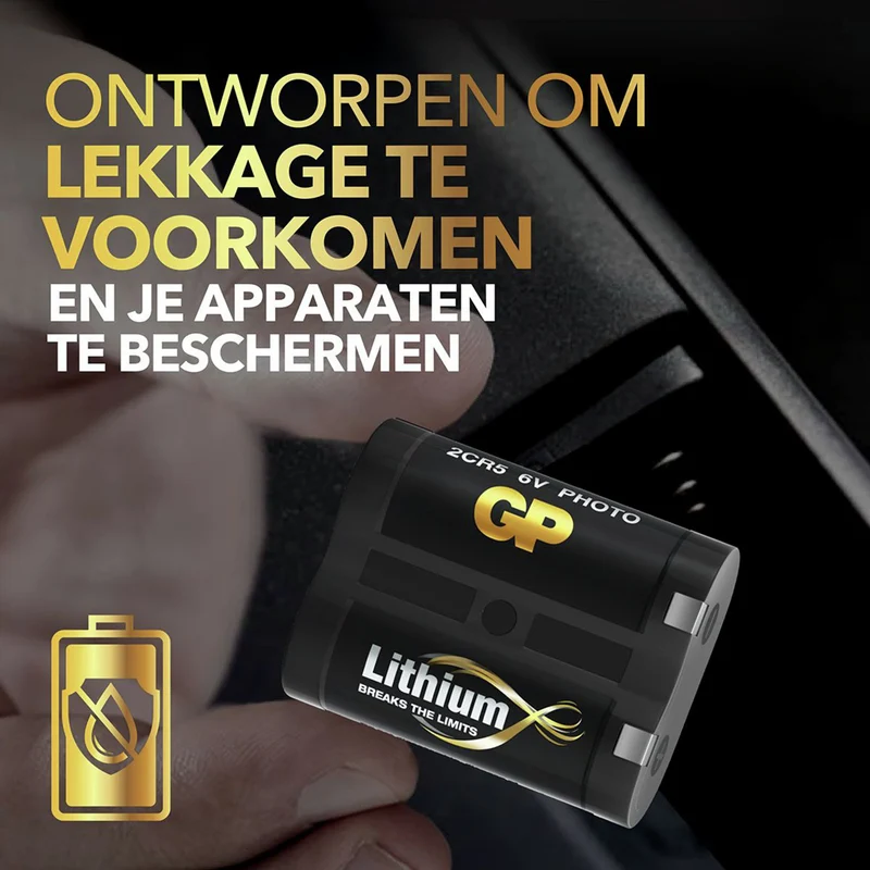GP Lithium 2CR5 | DL245 - 6 V - 1400 mAh Batterie