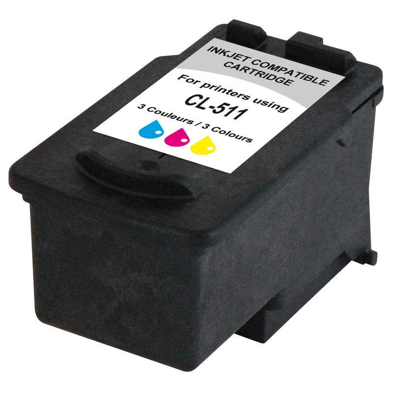 RECYCLECLUB Cartouche d'encre CL-511 - Couleur - Remplace Canon