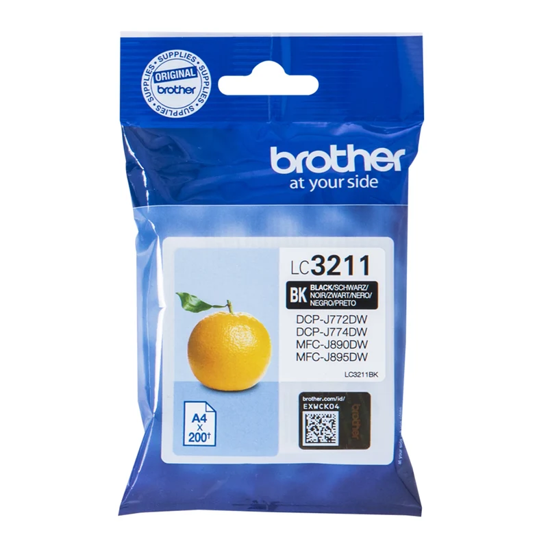 BROTHER Cartouche d'encre LC3211BK - Noir