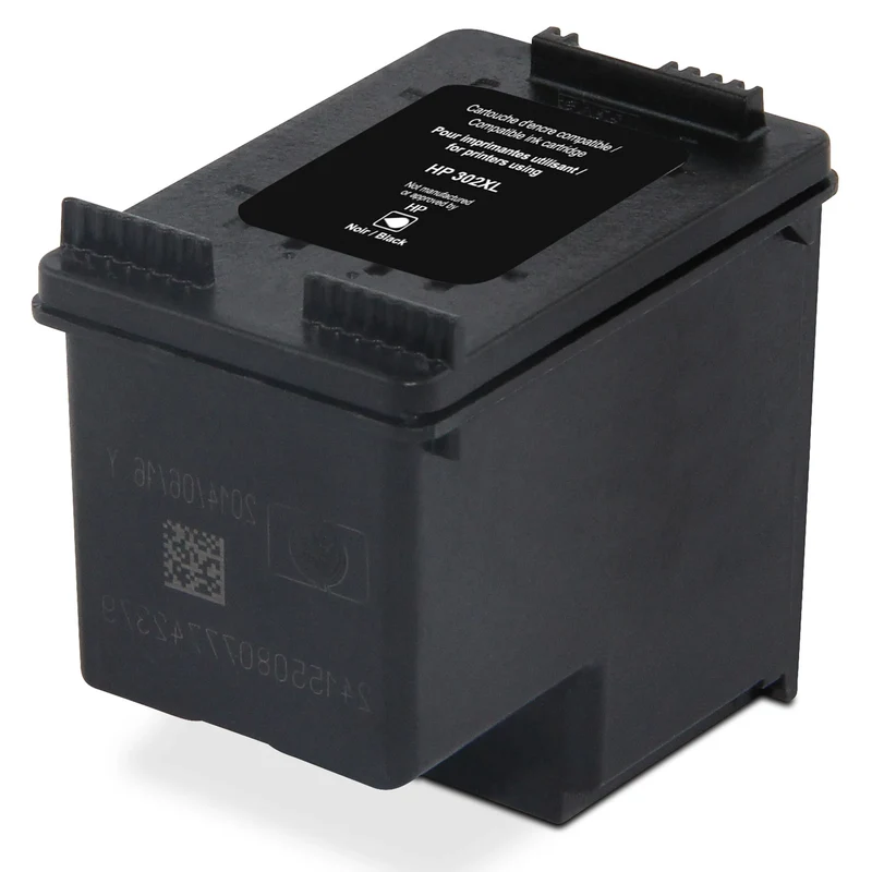 RECYCLECLUB XL Cartouche d'encre 302XL - Noir - Remplace HP