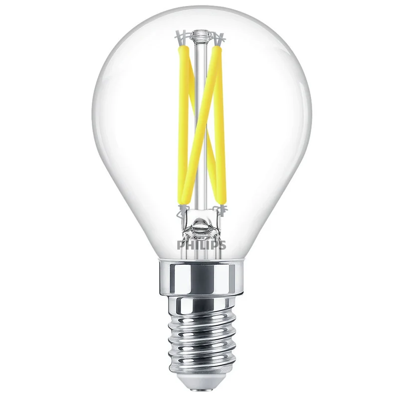 PHILIPS - Light Bulb - E14 - 25 W - 250 Lumen - 2200 K - 2700 K - Bright - Bulb - Warm Glow