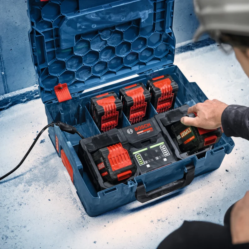 Bosch EXPERT EXAL18V2-320 Chargeur double 18 V 16 A + L-Boxx ( 1600A02YG5 )