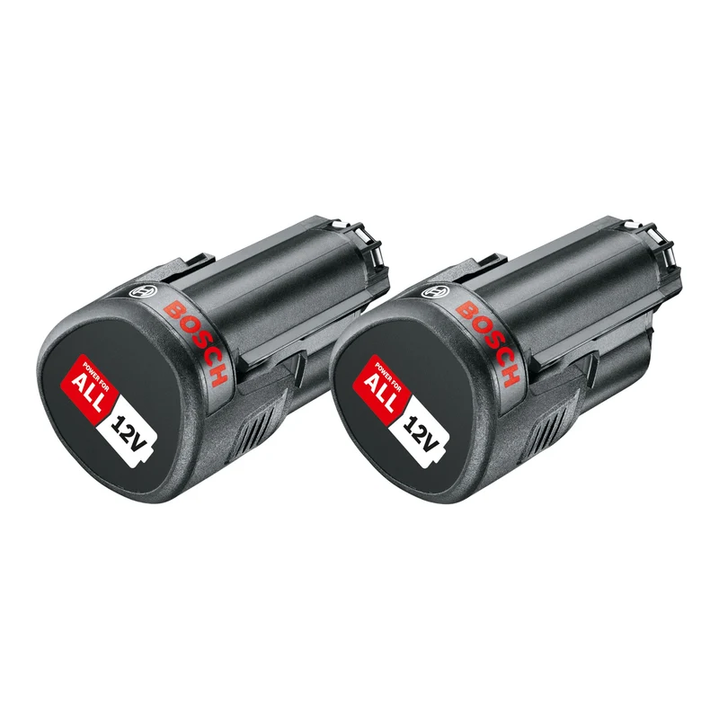 Kit batterie Bosch 2x PBA 12V 2.0Ah Batterie O-B 12 V 2,0 Ah ( 2x 1600A02N79 ) POWER FOR ALL