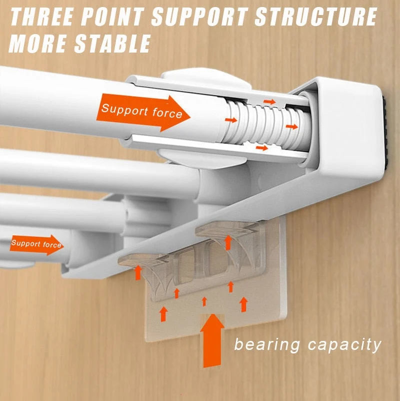Self-Adhesive Closet Wizard Shelf Support Bracket