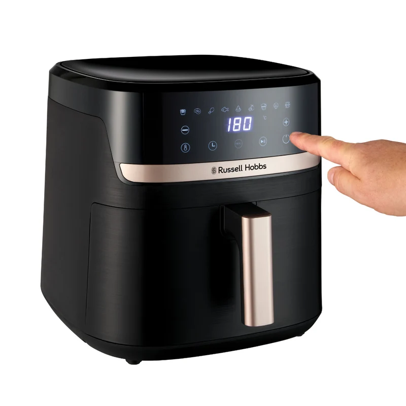 Friggitrice ad Aria Calda Russell Hobbs SatisFry Air Singolo 8,3L Indipendente 1800W Nero