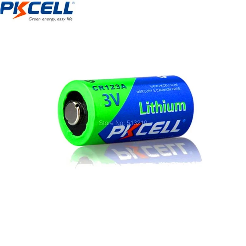 5pcs 2 / 3A battery 16430 CR123A CR17345 (CR17335) 1500mAh 3V photo lithium battery for Camera, Medical equipment