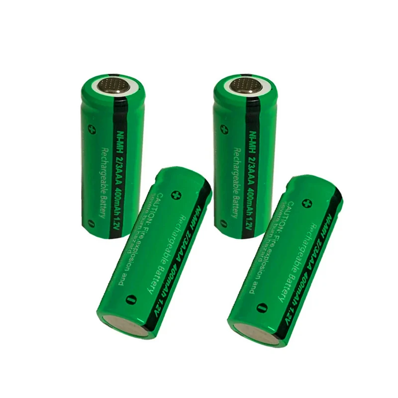 4PCS 2 / 3AAA 400mah 1.2V NI-MH battery for toy wireless mouse game handle