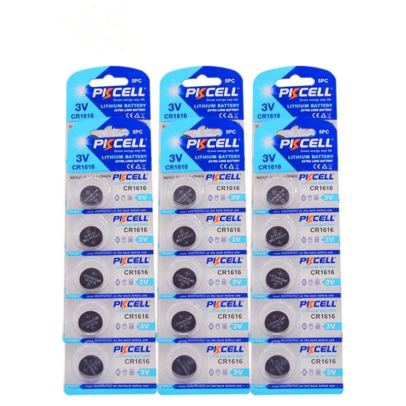 30PCS CR1616 3V lithium button battery for Heart Rate Monitor,Clocks,Cameras, Calculators, Car Alarm Systems