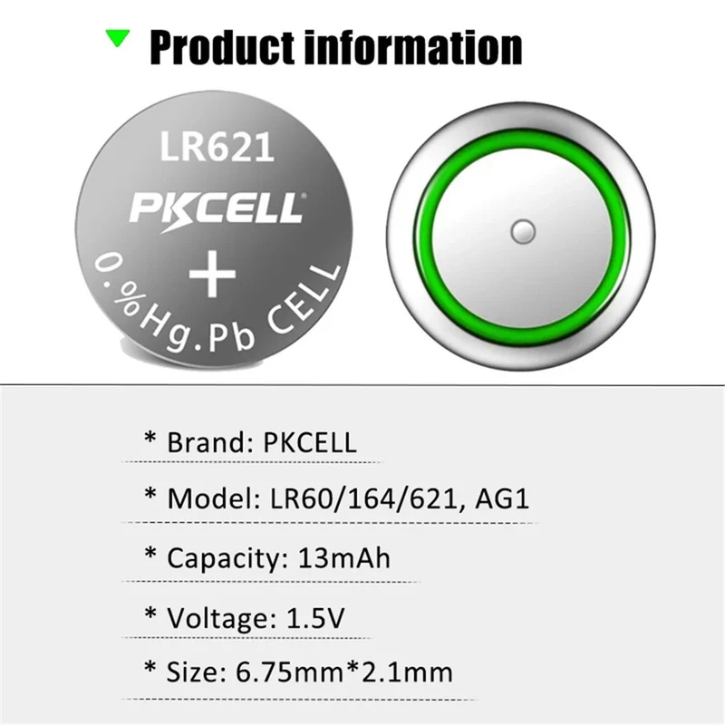 200pcs / 20 card AG1 1.5V Button Battery Alkaline Coin Cell Batteries For Clock ag1 364 sr621 sr60 sr60l batteries