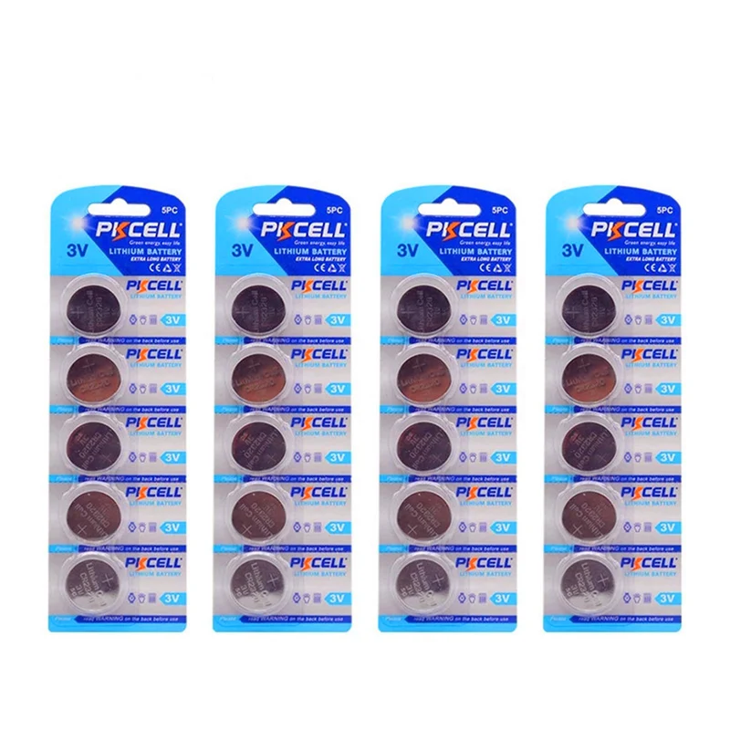 20 pieces CR2320 3V lithium button battery for Watches, clocks, calculators, computers, cameras, digital cameras