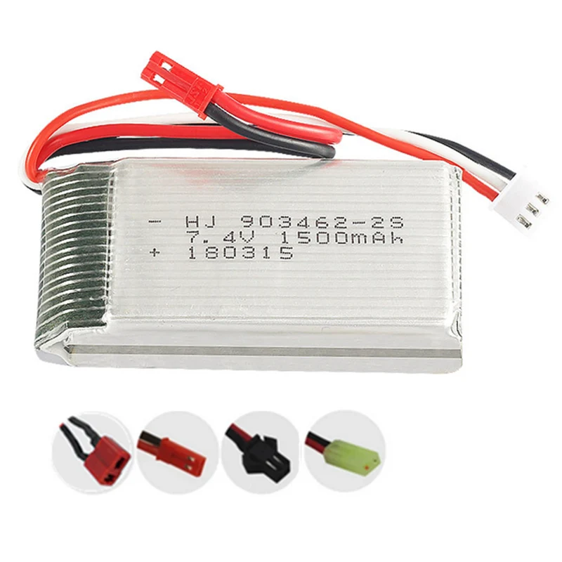 7.4V 1500mah Lipo battery for WLtoys 144001 V913 L959 L969 12428 RC cars 903462