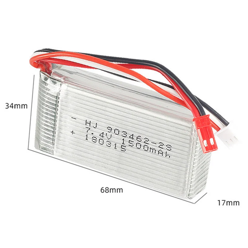 7.4V 1500mah Lipo battery for WLtoys 144001 V913 L959 L969 12428 RC cars 903462