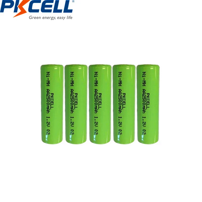 12pcs 1.2v 2500mah NI MH AA rechargeable battery