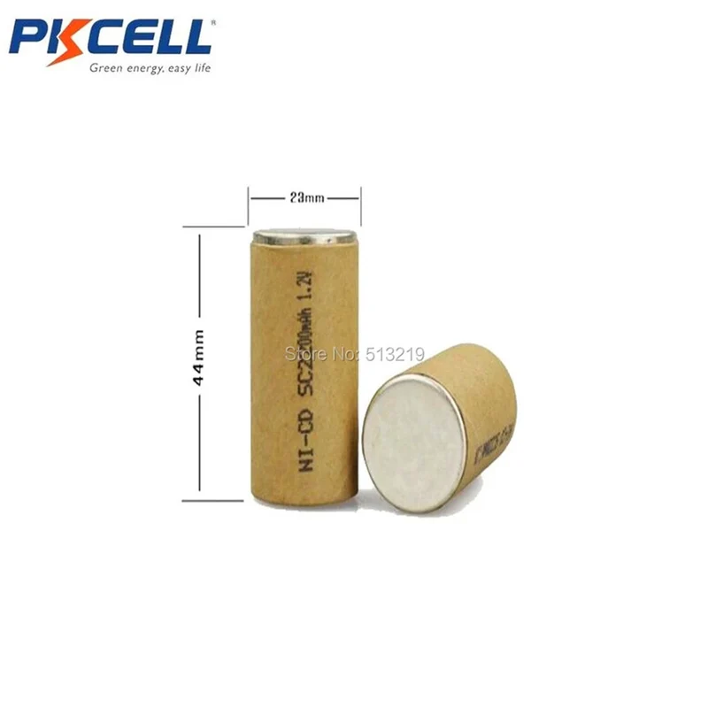 30pcs 2200mah 1.2v nicd sub c rechargeable battery power tool Paper Wrapped (Flat Top) 10C High Drain SC batteries