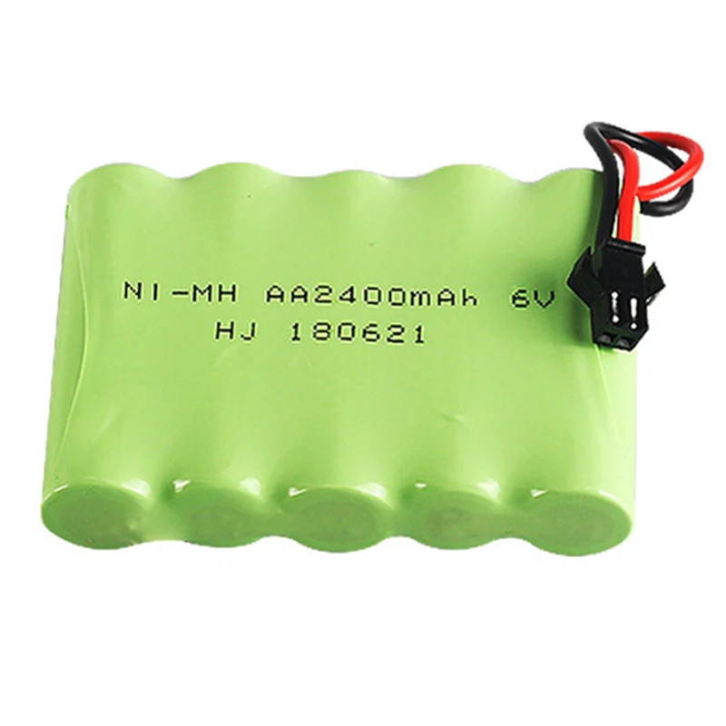 6.0v 2400mah AA NiMH Rechargeable Battery with SM/KET-2P Connector For Rc toys Cars Tanks Robots Boat