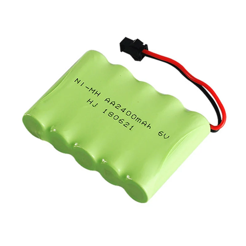 6.0v 2400mah AA NiMH Rechargeable Battery with SM/KET-2P Connector For Rc toys Cars Tanks Robots Boat