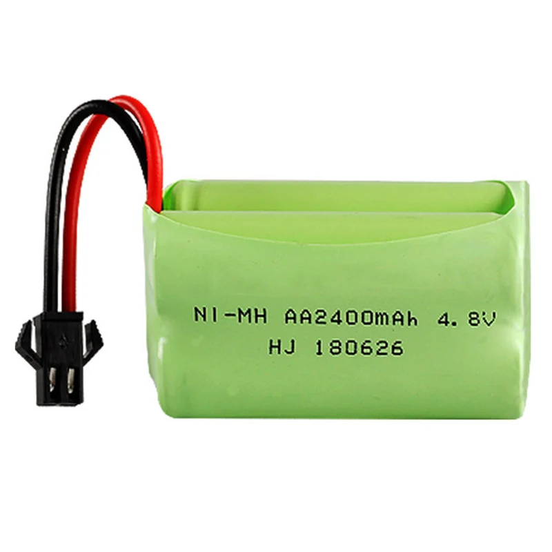 4.8v 2400mah AA NiMH Rechargeable Battery with SM/KET-2P Connector For Rc toys Cars Tanks Robots Boat