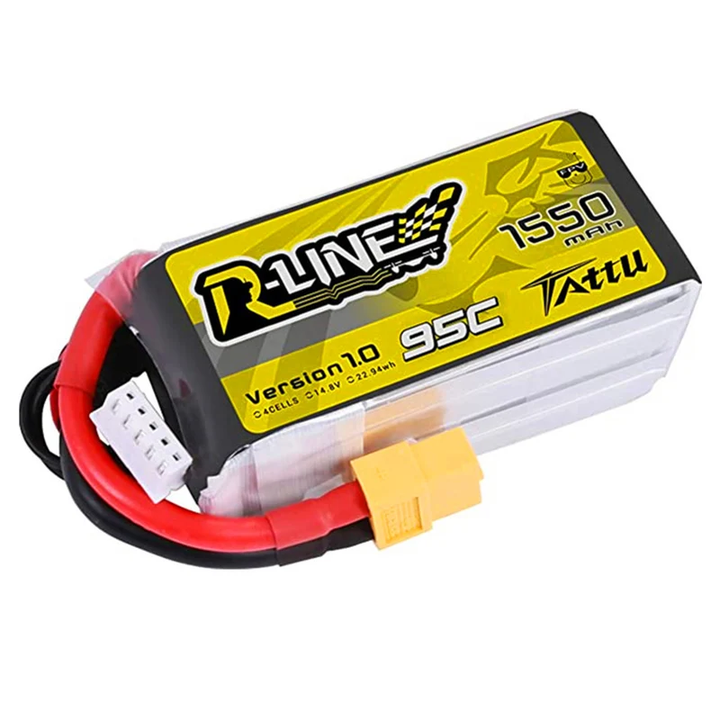 1550mAh 14.8V Battery for FPV Racing Quadcopters, helicopters, planes and model boats