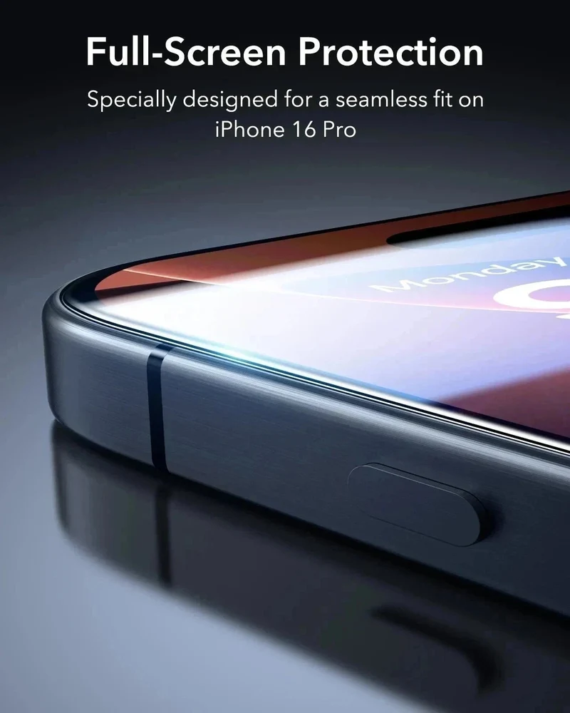iPhone 16 Pro Max Classic Hybrid Magnetic Case (Camera Control) & Screen Protection Bundle - Clear
