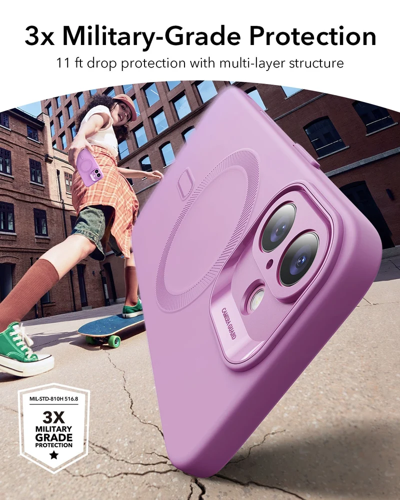 iPhone 16 Cloud Soft Magnetic Case (Camera Control) - Pink