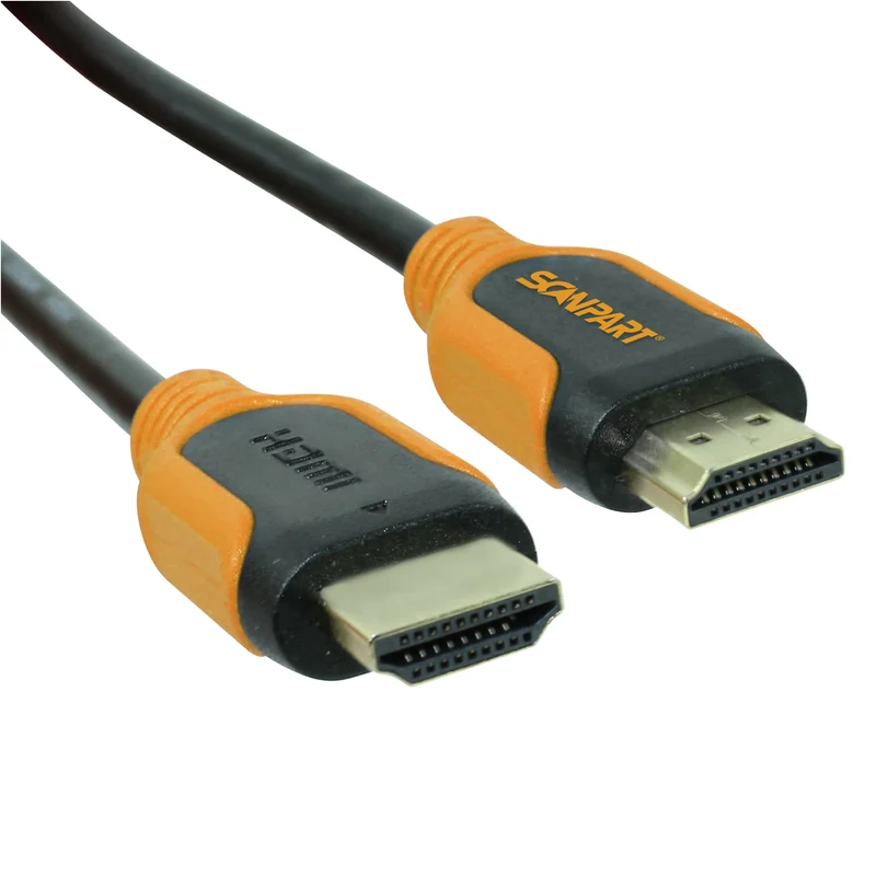 SCANPART - Câble HDMI - 4K|Ultra HD|30 Hz|High Speed|Kabelkeur|Ziggo Compatible|ARC HDMI (Mâle) - HDMI (Mâle) - 3,0 m