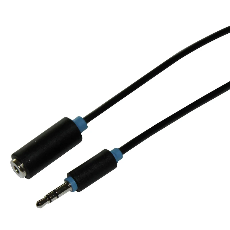 SCANPART - Câble audio - Câble d'extension - Câble coaxial numérique|Câble coaxial 75 ohms 3.5 mm Jack (Mâle) - 3.5 mm Jack (Femelle) - 5,0 m