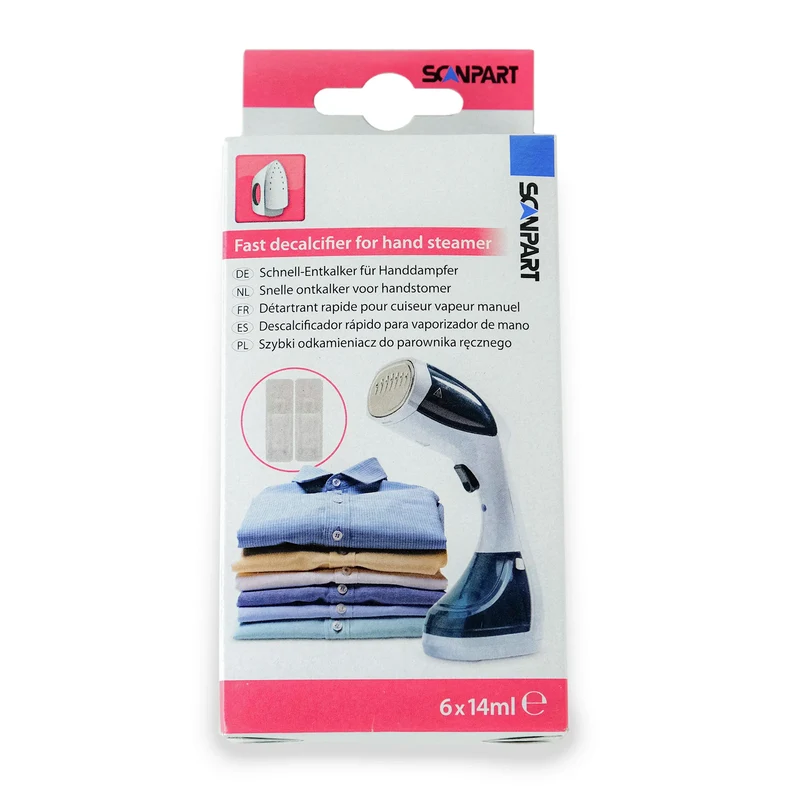SCANPART - Détartrant pour défroisseurs vapeur - 6 x 14 ml
