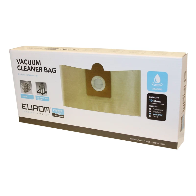 EUROM 1420S Wet/Dry - 5 Sacs d´aspirateur