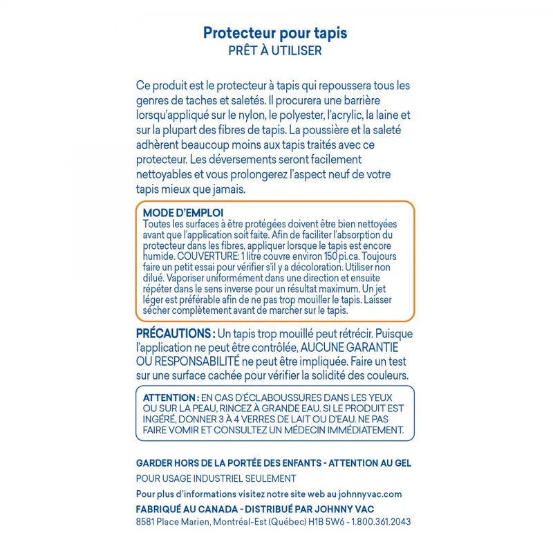 Carpet Protector - 1 L (33.8 oz) - Attax ® Pro