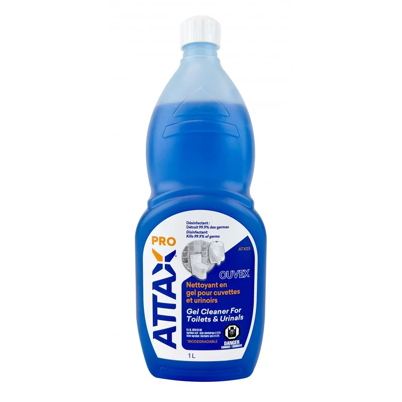 Attax® Pro Toilet and Urinal Gel Cleaner - 1L (33.8 oz)