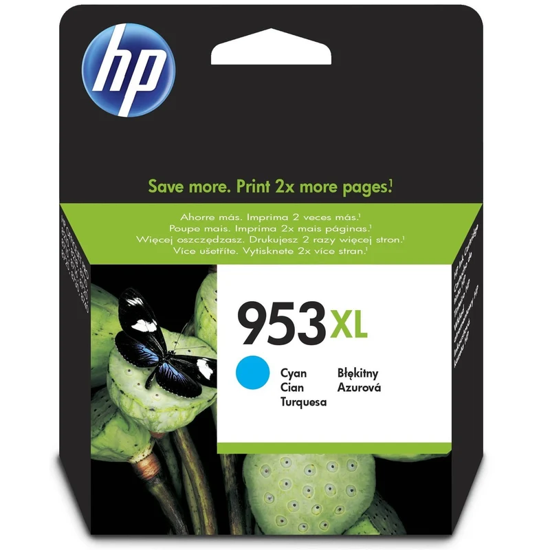 HP XL Cartouche d'encre 953XL Cyan - Bleu