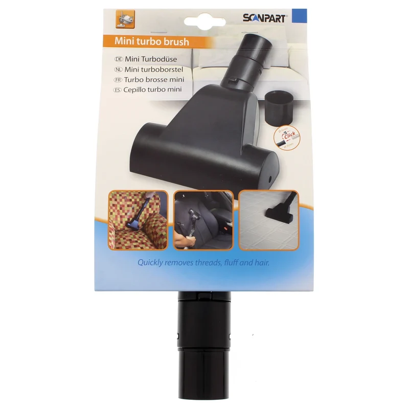 SCANPART Turbobrosse - 16 cm - Brosse rotative - diamètre 32 mm + 35 mm