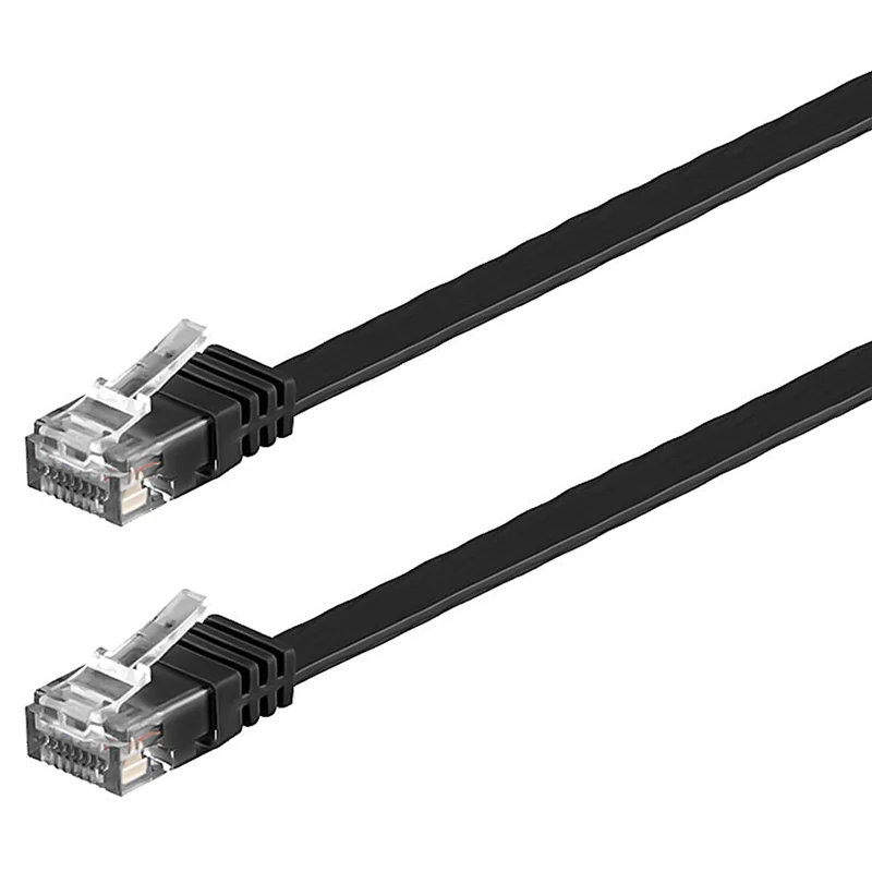 SCANPART - Câble réseau - UTP - Ultra plat RJ45 (Mâle) - RJ45 (Mâle) - 1,0 m